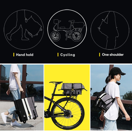 Rhinowalk Riding Messenger Bag Shoulder Diagonal Bag Bicycle Rear Shelf Pannier Bag