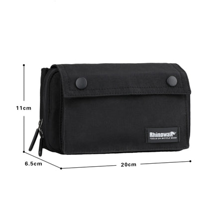 Rhinowalk X2012 Riding Multifunctional Vehicle Front Bag Bike Handlebar Bag Hand Storage Bag, Gray, Black - DealBuddy