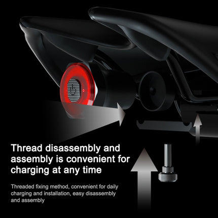 MEROCA MX2 Smart Sensor Brake Tail Light Mountain Bike Light USB Charging Road Bike Night Riding Tail Light