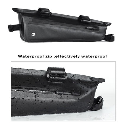 Rhinowalk Bicycle Front Beam Triangle Bag TPU Waterproof Mountain Road Bike Long-distance Riding Saddle Bag