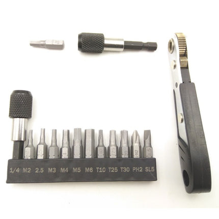 Mountain Bike 36-tooth  Mini Ratchet Wrench Set Combination Repair Tool