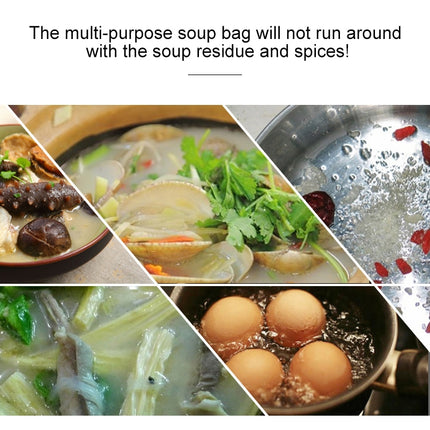 100pcs / Pack 20x25cm Soup Gauze Filter Bag Kitchen Utensils Soup Residue Isolation Bag