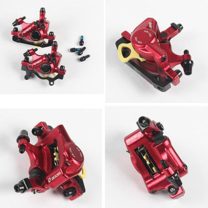 ZOOM HB100 Mountain Bike Hydraulic Brake Caliper Folding Bike Cable Pull Hydraulic Disc Brake Caliper, Front, Rear, Front and Rear - DealBuddy