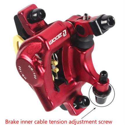 ZOOM HB100 Mountain Bike Hydraulic Brake Caliper Folding Bike Cable Pull Hydraulic Disc Brake Caliper, Front, Rear, Front and Rear - DealBuddy