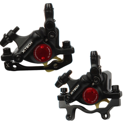 ZOOM HB100 Mountain Bike Hydraulic Brake Caliper Folding Bike Cable Pull Hydraulic Disc Brake Caliper, Front, Rear, Front and Rear - DealBuddy