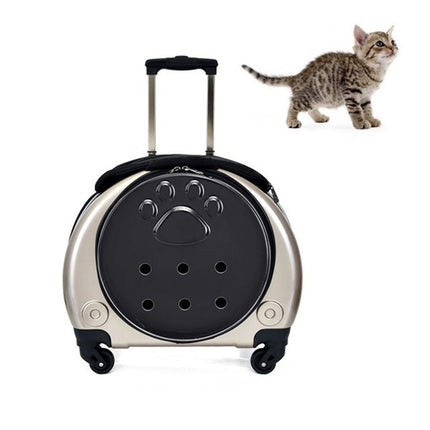 Pet Trolley Case Got Out Portable Pet Bag, Yellow, Golden, Silver, Rose Gold, Bright Yellow - DealBuddy