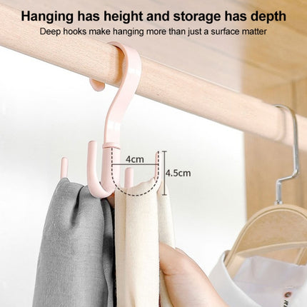 Rotatable Tie Belt Wardrobe Storage Hook