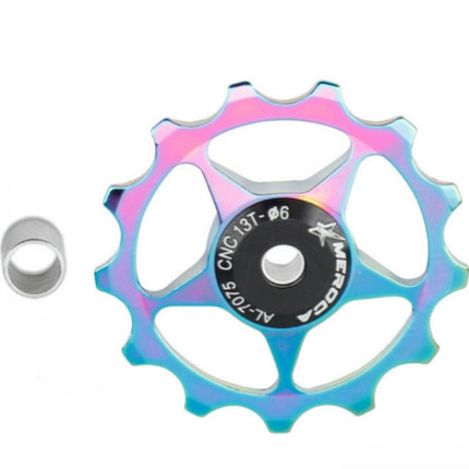 MEROCA Metal Bearings Mountain Bike Road Bike Rear Derailleur Guide Wheel 11T/13T Guide Wheel