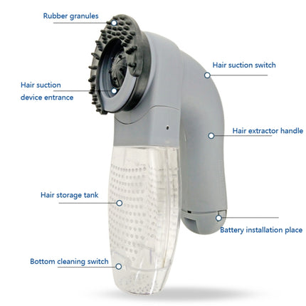 Pet Hair Suction Device Electric Massage Cleaning Vacuum Cleaner Pet Hair Sticking Device, Massage Cleaning Vacuum Cleaner - DealBuddy