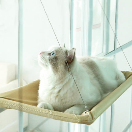 Pets Suction Cup Cat Hammock Window Hanging Hammock, Blue, Green, Purple, Khaki - DealBuddy