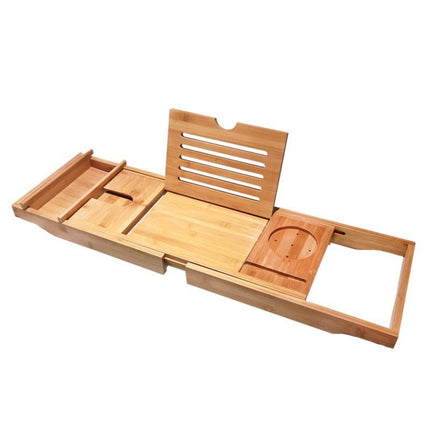 Multifunctional Telescopic Shelf Toilet Bath Tablet Phone Holder Bathroom Bathtub Holder Rack - DealBuddy