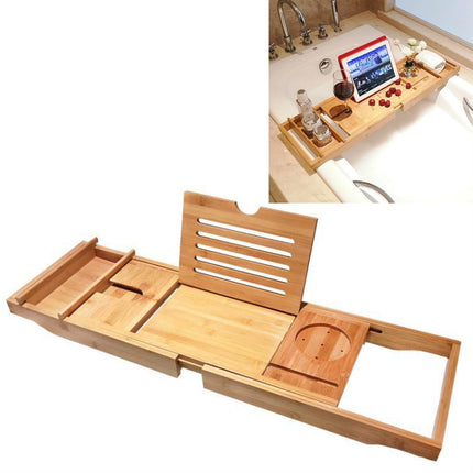 Multifunctional Telescopic Shelf Toilet Bath Tablet Phone Holder Bathroom Bathtub Holder Rack - DealBuddy