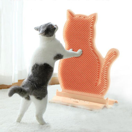 Fixed Door Seam Cat Rubbing Device Anti-itching & Hair Removal Massage Brush Pet Supplies, Blue, Pink, Brown - DealBuddy