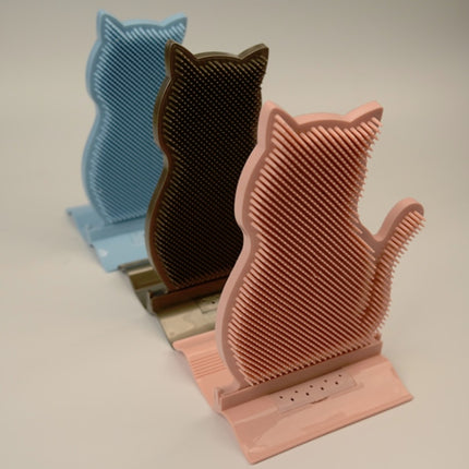 Fixed Door Seam Cat Rubbing Device Anti-itching & Hair Removal Massage Brush Pet Supplies, Blue, Pink, Brown - DealBuddy