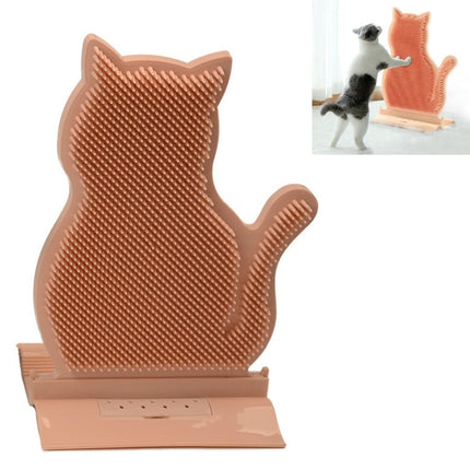 Fixed Door Seam Cat Rubbing Device Anti-itching & Hair Removal Massage Brush Pet Supplies, Blue, Pink, Brown - DealBuddy