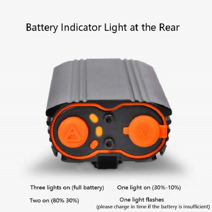 Bicycle Front Light USB Charging T6 Cycling Light Waterproof Mountain Bike Light