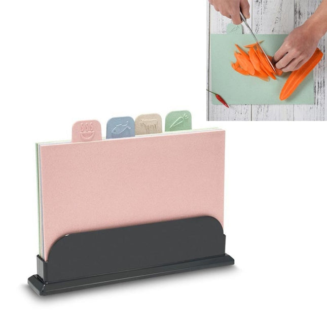 Wheat Straw Classification Cutting Board Set Multi-purpose Non-slip Cutting Board