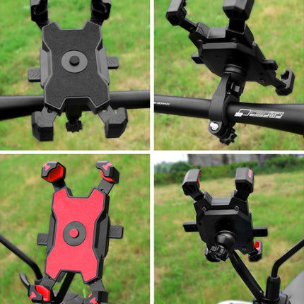 Electric Bicycle Mobile Phone Holder Can Be Rotated 360-degree Mobile Phone Holder Four-way Adjustment Bracket for Motorcycle