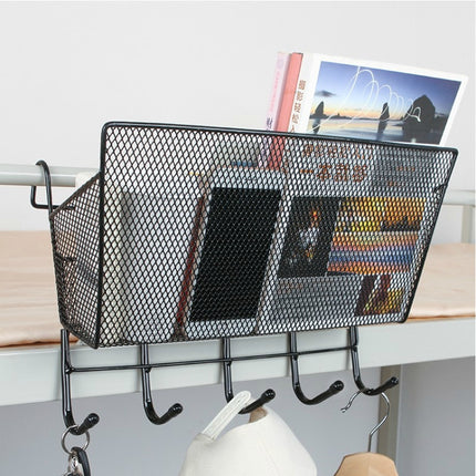 Dormitory Upper Bunk Bedside Storage Rack Bedside Hanging Basket Hook