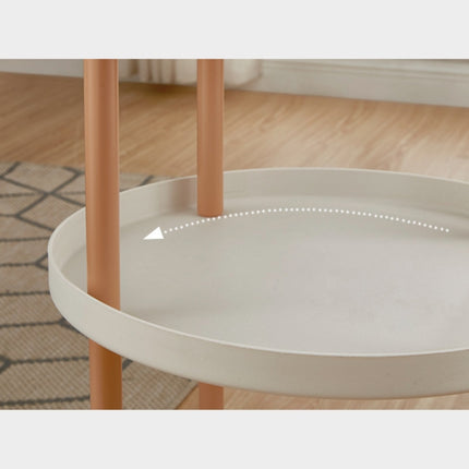 Luxury Movable Trolley Simple Kitchen Living Room Storage Tea Set Rack, Three Layers, Two Layers - DealBuddy