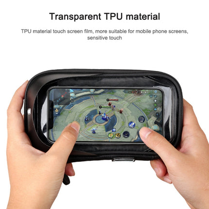 Mountain Bike Card Holder Touch Screen Mobile Phone Holder Motorcycle Electric Vehicle Waterproof Navigation Bracket Shade Mobile Phone Holder - DealBuddy