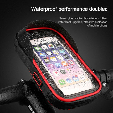 Mountain Bike Card Holder Touch Screen Mobile Phone Holder Motorcycle Electric Vehicle Waterproof Navigation Bracket Shade Mobile Phone Holder - DealBuddy