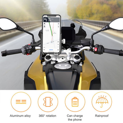 Bicycle Mobile Phone Holder Motorcycle Electric Car Navigation Mobile Phone Holder, Handlebars, Rearview Mirrors - DealBuddy