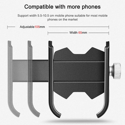 Bicycle Mobile Phone Holder Motorcycle Electric Car Navigation Mobile Phone Holder, Handlebars, Rearview Mirrors - DealBuddy