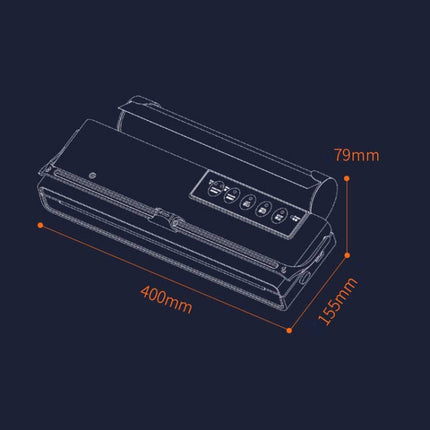 Household Food Machinery Vacuum Packaging Machine Nylon Composite Texture Vacuum Bag Sealing Machine