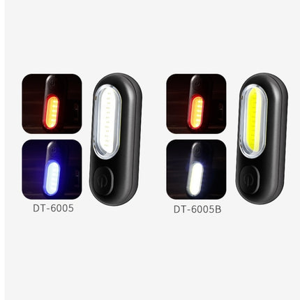 GOOFY DT-6005 Bike Light USB Rechargeable Tail Light Mountain Bike Night Warning LED Light