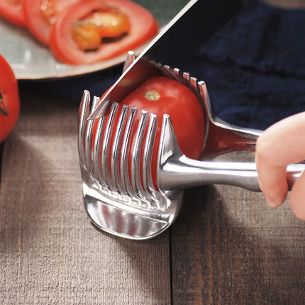 LsCook Aluminum Alloy Lemon Tomato Slicer Egg Slicer Fruit Cutting Tool, Tomato Slicer - DealBuddy
