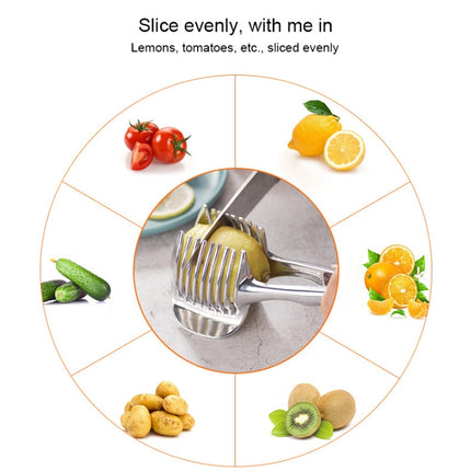 LsCook Aluminum Alloy Lemon Tomato Slicer Egg Slicer Fruit Cutting Tool, Tomato Slicer - DealBuddy