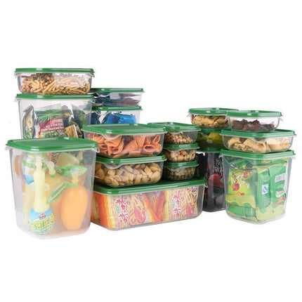 16 in 1 Household Fresh-keeping Box Set Refrigerator Freezing&Refrigerating Multifunctional Storage Box Set