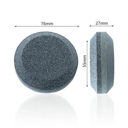 2 PCS Double-Sided Whetstone Kitchen Knives Round Knife Sharpener, Style:B