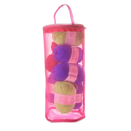 Mesh Bag DIY Hand Weaving Tools Yarn Storage Knitting Bag Organizer Hollow Yarn Bag