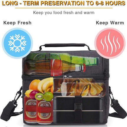 Lunch Bag Reusable Insulated Bag Multifunctional Waterproof Insulated Lunch Box - DealBuddy