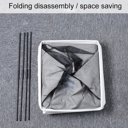 Bathroom Oxford Waterproof Dirty Clothes Laundry Foldable Storage Basket Hamper with Wheels