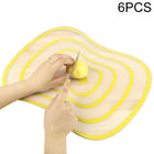 6 PCS Kitchen Chopping Blocks Flexible Transparent PP Cutting Boards