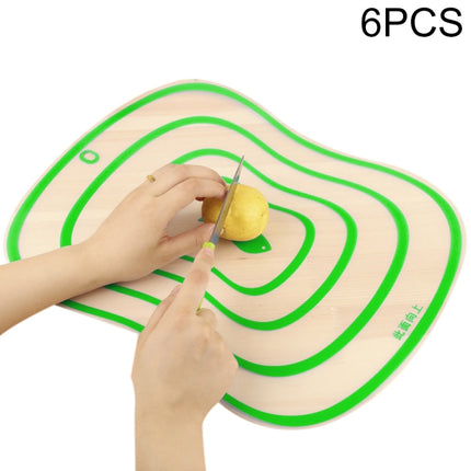 6 PCS Kitchen Chopping Blocks Flexible Transparent PP Cutting Boards