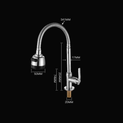 Kitchen Faucet Anti-splash Head Wash Basin Sink Universal Rotatable Faucet Full Copper Joint