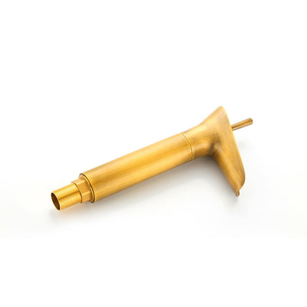 Bathroom Faucet Washbasin Waterfall Hot & Cold Faucet, 84535-1, 84535 High Type, 99529 Black - DealBuddy