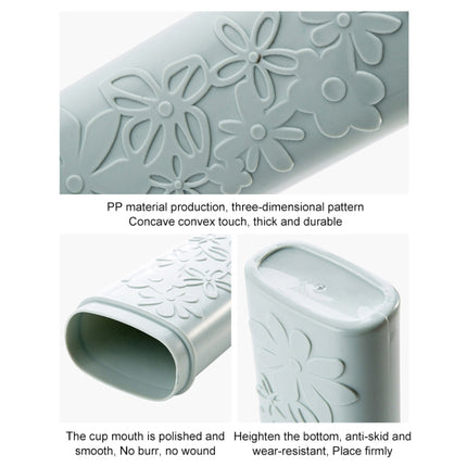 Portable Flower Carved Toothbrush Holder Outdoor Toothrush Cap Case Toothpaste Storage Box Wash Cup