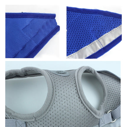 Adjustable Polyester Mesh Reflective Vest Lead Leash for Pet Dog, S, M, L, XL - DealBuddy