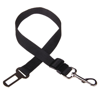 Nylon Harness Leash Clip Pet Dog Car Seat Belt Security Belt, Black, Blue, Red - DealBuddy