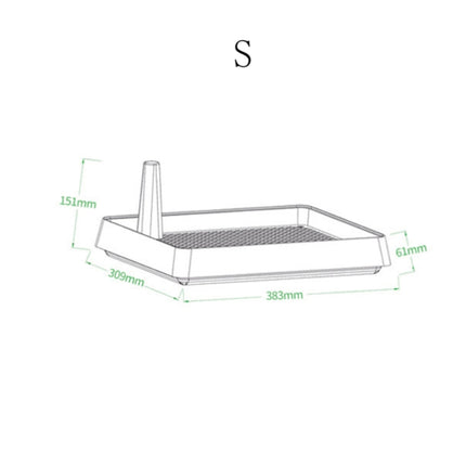 Open Type Pet Dog Toilet Potty Pet Supplies, 38.3x30.9cm, 57.2x45.5cm - DealBuddy