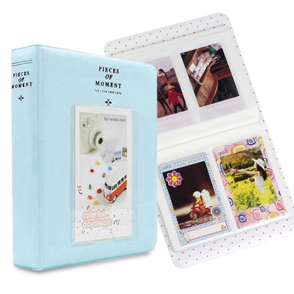 64 Pockets Name Card Pieces for Fujifilm Instax Mini 8 /7s /70 /25 /50s /90, 64 Pockets Beige, 64 Pockets Blue, 64 Pockets Green, 64 Pockets Orange, 64 Pockets Pink, 64 Pockets Sky Blue