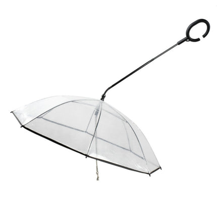 Pet Umbrella Transparent Adjustable Rainy Dog ?Walking Leash, Pet Umbrella - DealBuddy