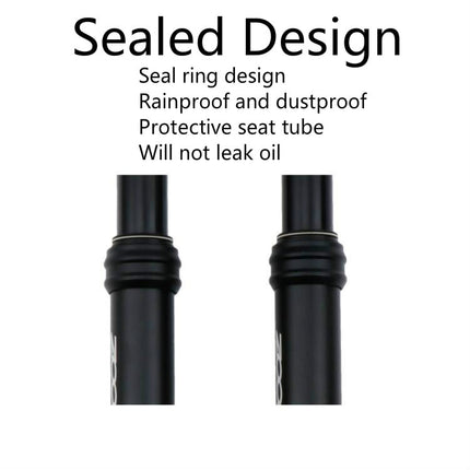 ZOOM Bicycle Wire-Controlled Hydraulic Lift Seat Tube Mountain Bike Seatpost, 30.9mm 400mm Internal Routing, 31.6mm 400mm Internal Routing - DealBuddy
