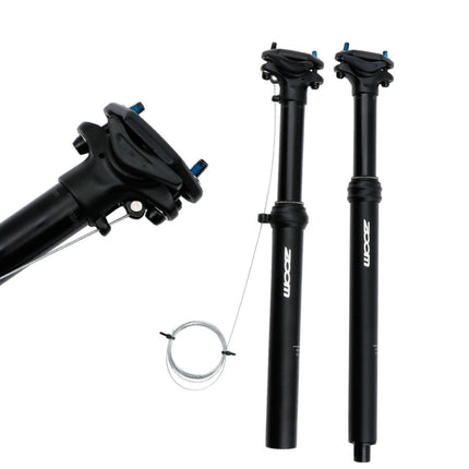 ZOOM Bicycle Wire-Controlled Hydraulic Lift Seat Tube Mountain Bike Seatpost, 30.9mm 400mm Internal Routing, 31.6mm 400mm Internal Routing - DealBuddy