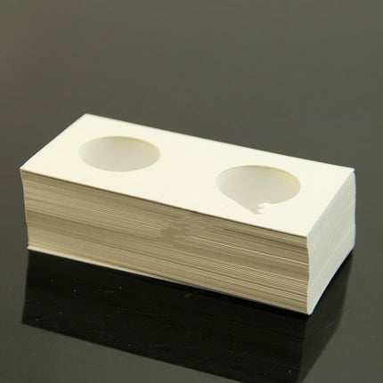 50 PCS / 3 Sets 40mm Diameter Coin Protector Square Coin Collection Paper Clip